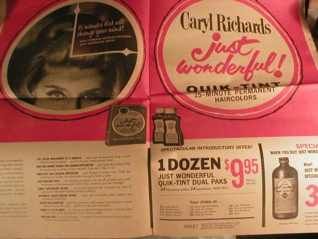 1963 Caryl Richards Beauty News Advertising Newspaper