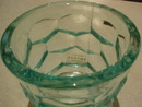 Viking Glass Fairy Lamp Replacement Top - Georgian Pattern - Blue