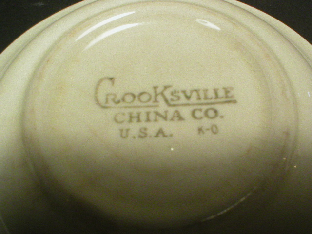 Crooksville Courting Couple Dessert Bowl