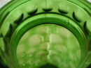 Emerald Green Wheaton Honeycomb Pattern Bottle
