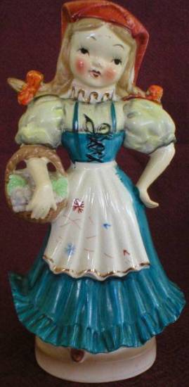 Italian Girl Figurine - Japan