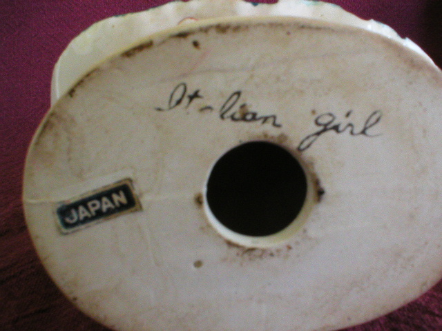 Italian Girl Figurine - Japan