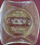 Old Deco Style Holiday Inn Glass Ashtray