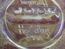 Old Deco Style Holiday Inn Glass Ashtray