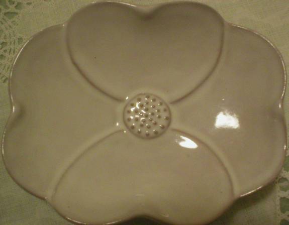 Frankoma Pottery Flower Soap Dish