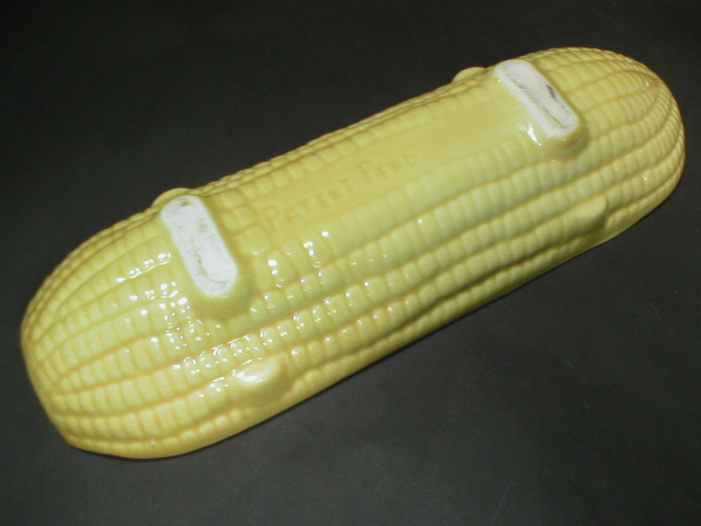 Older Corn Cob Holder Plate - Pat Pending