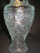 Very Nice Glass Decanter - Fleur-De-Lis
