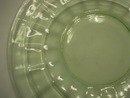 Green Block Optic Dessert Sherbert Plate