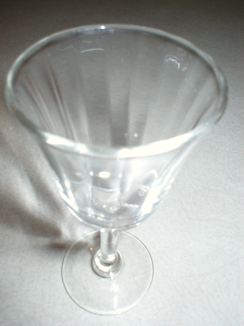 Set of Four Cambridge Line # 3060 Rib Optic Cordials
