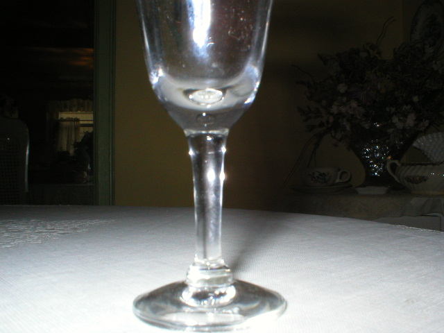 Set of Four Cambridge Line # 3060 Rib Optic Cordials