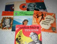 Lot of 7 Old German Label 45rpm Records