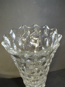 Fostoria American Pattern Flared Hexagonal Footed Bud Vase