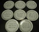Very Cool Set of Eight Sayings Coasters