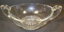 Nice Flower Cut Imperial Glass Pickle Dish