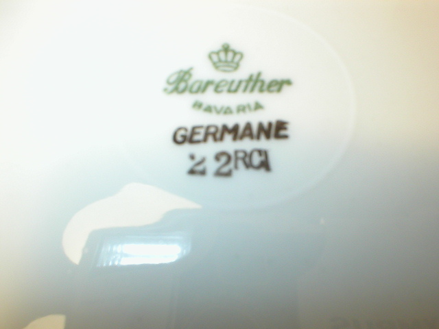 Pretty Bareuther Bavaria Salad Plate
