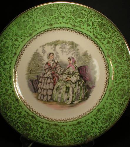 Sweet Salem China Godey Ladies Charger Plate