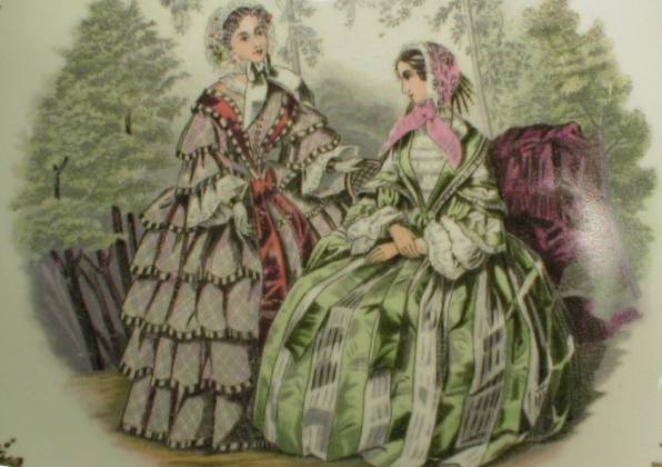 Sweet Salem China Godey Ladies Charger Plate