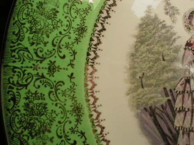 Sweet Salem China Godey Ladies Charger Plate