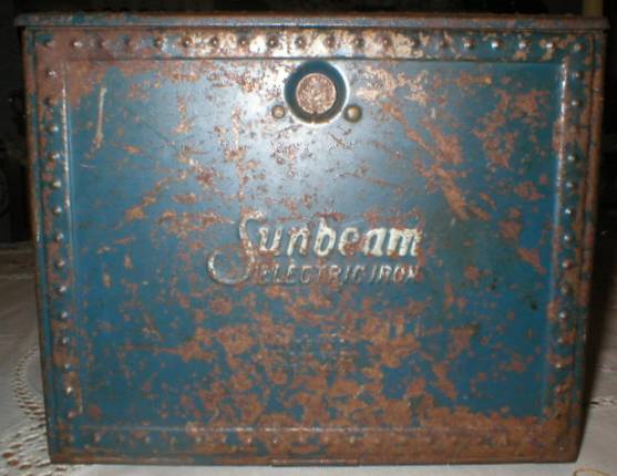 1921 Sunbeam Electric Iron w/ Steel Box