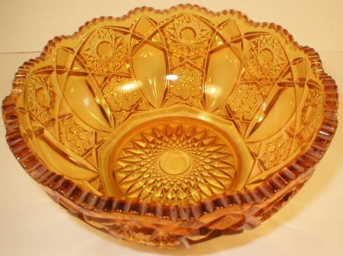 Kemple Quintec Pattern Bowl - Marigold