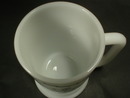 Cute Milk Glass Golfer Beer Mug