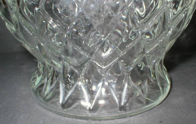 Very Nice Diamond Pattern Apothecary Jar
