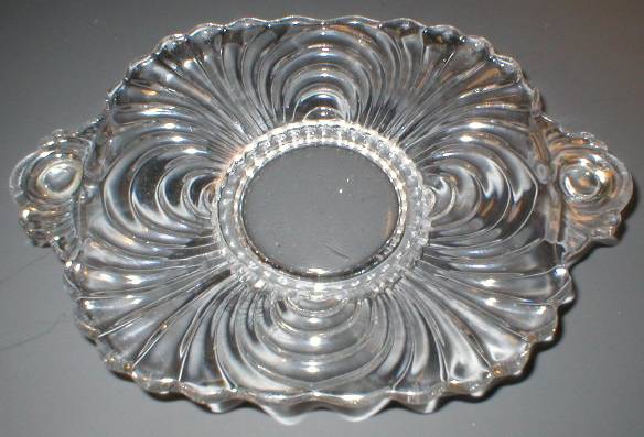 Nice Cambridge Glass Caprice Two Handled Lemon Dish