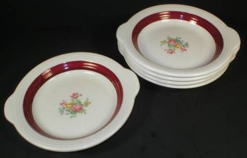 Set of Five Cronin China Bake Oven Small Cassaroles