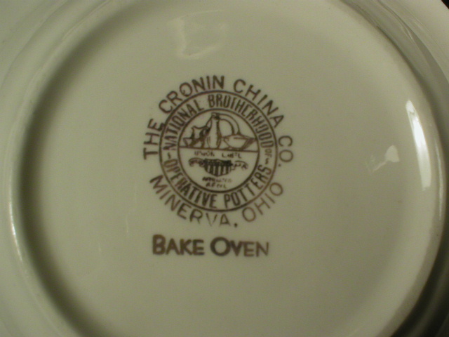 Set of Five Cronin China Bake Oven Small Cassaroles
