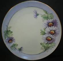 Gorgeous Thomas Bavaria Hand Painted Daisies Plate