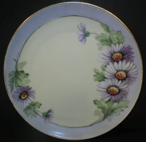Gorgeous Thomas Bavaria Hand Painted Daisies Plate