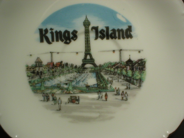 Kings Island Amusement Park Souvenir Teacup & Saucer