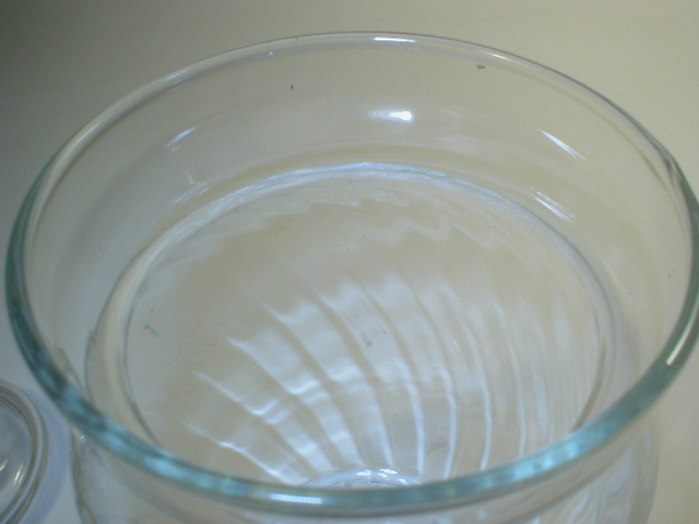 Nice Swirl Optic Apothecary Candy Jar