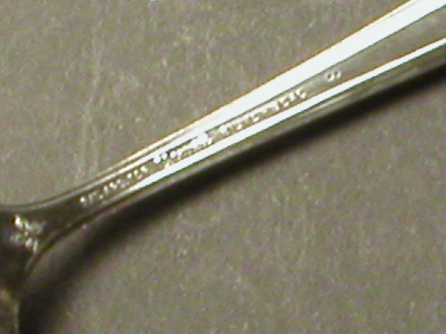 Yourex Silver Seal Lady Frances Pattern Sugar Spoon