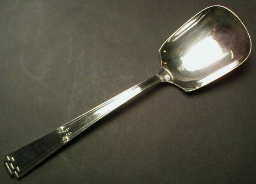 Yourex Silver Seal Lady Frances Pattern Sugar Spoon