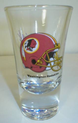 Washington Redskins Tall Flared Shot Glass