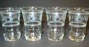 Set of Four Pretty Cut Glass Cordial Shot Glasses