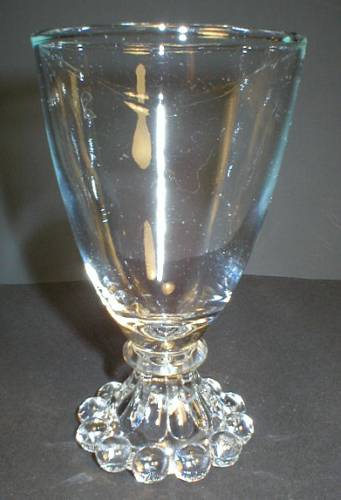Boopies! Anchor Hocking Boopie aka Bubble Pattern 5oz Wine Stem