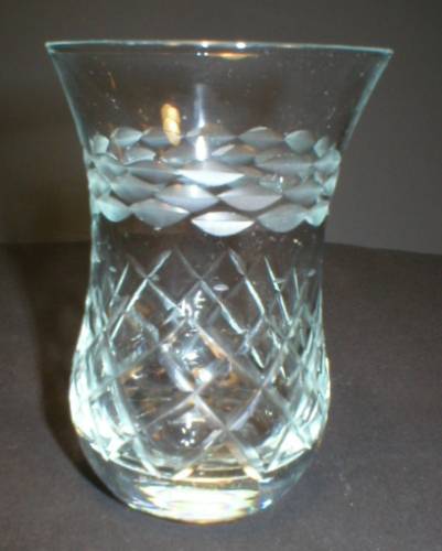 Pretty Little Cut Glass Posey Vase