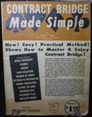 1957 Contract Bridge Made Simple by Daniel J. O'Neil