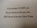 1957 Contract Bridge Made Simple by Daniel J. O'Neil