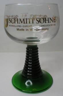 Schmitt Sohne Green Stem Glass Roemer