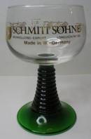 Schmitt Sohne Green Stem Glass Roemer
