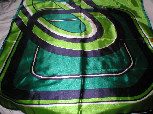 Totally Retro 1960's Mod Design Sedacolor Scarf