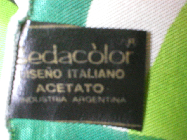 Totally Retro 1960's Mod Design Sedacolor Scarf