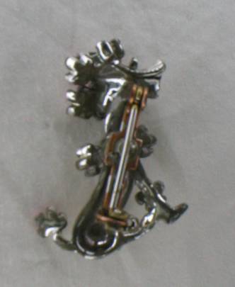 Cute Pink Enamel Poodle Pin