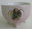 Beautiful Bavaria Lusterware Souvenir Bowl - Spinning Wheel - Dowr