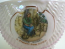 Beautiful Bavaria Lusterware Souvenir Bowl - Spinning Wheel - Dowr