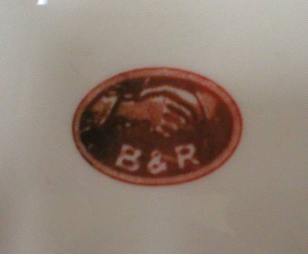 Very Nice B&R Logo Advertising Ashtray