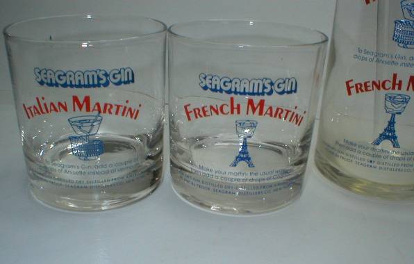 Seagram's Gin International Martini Set